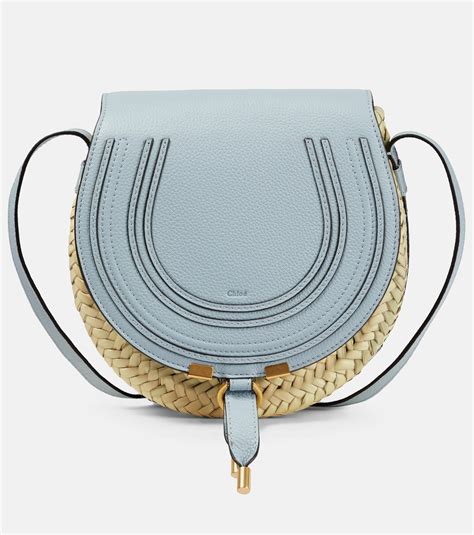 chloe mini marcie blue|chloe marcie small crossbody.